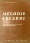 Molfetta, Francesco: - Melodie celebri trascrite per organo od armonio da Francesco Molfetta. Volumo Completo