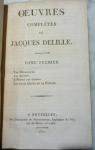 Delille, Jacques - Oeuvres complètes de Jacques Delille (6 delen)