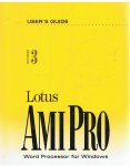 Redactie - Lotus Ami Pro - User's guide