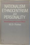 Hugh Donald Forbes - Nationalism, Ethnocentrism, and Personality