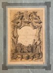 Auguste David (fl. 19th century) - Antique drawing | Design for a frontispiece of a catalogue E. Blondin, 1863, 1 p.