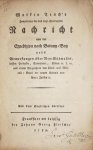 Tench, Watkin - Nachricht von der Expedizion nach Botany-Bay nebst Bemerkungen über Neu-Südwallis
