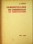 Spruijt, A - Samenstelling en onderhoud van binnenvaartschepen