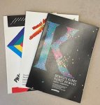 Kröz, Beate (red.) e.a. - Neckarwerke - 3 catalogues - Kunst der dritten Dimension/Bewegte Kunst Kunst bewegt/Phänomen Farbe