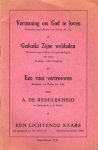 Redelijkheid, A. de - Redelijkheid, A. de-Vermaning om God te loven (e.a.)