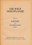 Walter Haage - Die Welt der Pflanze