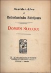 SLEECKX, DAMIEN. - KEURBLADZIJDEN UIT NEDERLANDSCHE SCHRIJVERS.