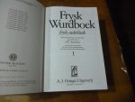 Zantema, J.W. - Frysk Wurdboek / Frysk-Nederlansk   2 delen