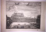 after Caspar Commelin (1636-1693) - [Antique print, etching] Pest-Huys (Het Pesthuis in Amsterdam), published ca. 1726.