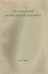 Dr. G. de Ru - DE KINDERDOOP IN HET NIEUWE  TESESTAMENT