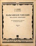 Loucheur, Raymond: - Malagasy rhapsody for symphony orchestra