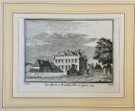 Spilman, Hendricus (1721-1784) after Pronk, Cornelis (1691-1759)Spilman, Hendricus (1721-1784) after Beijer, Jan de (1703-1780) - [Antique print] Het Huis te Baarland van agteren, 1743.