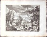 ANONYMOUS, - River landscape with a lone walker