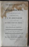 Jerusalem, J.F.W. - Verzameling van leerredenen; uit het Hoogduitsch van den Abt J.F.W. Jerusalem. Vertaald, en in deezen Tweeden druk verbeterd, door Balthazar Carull. Eerste deel.