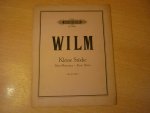Wilm; Nicolai von - 24 kleine Klavierstucke fur den unterricht; opus 81; Helft I
