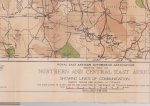 Royal East Africa Automobile Association. - Road map of East Africa - Showing adjacent roads in the Belgian Congo, The Sudan, Abyssinia and Italian Somaliland.