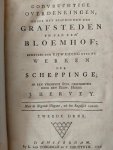 Hervey J. - Godvruchtige overdenkingen, onder het beschouwen der grafsteden en van een bloemhof, benevens een uitweiding over de werken der scheppinge