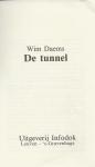 Wim Daems Omslag tekening  Kris Nauwelaerts - Tunnel