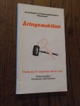 Aringsauktion - Drafsport: catalogus Deense jaarlingenverkoop 27.09.1991