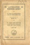 ds. Cornelis van den Oever te Rotterdam - DE  LASTDRAGENDE EN WEENENDE  SIONIET  (n.a.v. Jer. 9 vers 1)