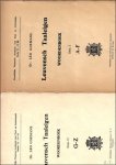 GOEMANS, Leo; - Leuvensch Taaleigen. Woordenboek. Deel I. A-F.   Deel 2.  G-Z  compleet.