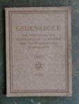 Goslinga, C and S.J. Van Limburg Stirum (bewerkers) - Gedenkboek der Vereeniging van Nederlandsche gezagvoerders en stuurlieden ter koopvaardij 1901 - 1926