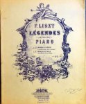 Liszt, Franz: - [R 017,1] Légendes pour piano. 1. St. François d`Assise