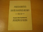 Haydn; Franz Joseph (1732-1809) - Missa Brevis I.H.STI. Johannis De Deo - in B (genannt: kleine Orgelmesse)