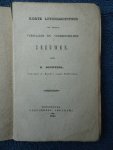 Sluijters, H. - Korte Levensschetsen van eenige vermaarde en verdienstelijke Zeeuwen.