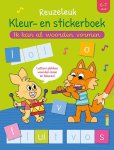  - Reuzeleuk kleur- en stickerboek - Ik kan al woorden vormen (6-7 j.) Letters plakken, woorden lezen en kleuren!