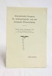  - Zeldzaam - Internationaler Kongress für anthropologische und ethnologische Wissenschaften, Zweite Session, Kopenhagen. Drittes Zirkular. 1938