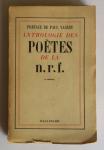 Valery, Paul (voorw.) - Anthologie des poetes de la n.r.f.
