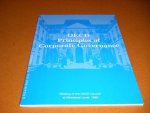 Ed. - OECD. Principles of Corporate Governance. Meeting of hte OECD Council at Ministerial Level, 1999. [Organsiation for Economy Co-Operation and Development]