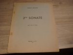 Milhaud; Darius (1892–1974) - Sonate Nr. 2 - Alto Et Piano