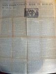 Krant/Dagblad - De Courant - Het  Nieuws van den Dag  -  Maandag 1 December 1941