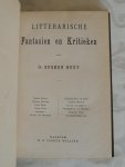 Busken Huet Cd. - Litterarische Fantasien en Kritieken.  Hebreeuwsche Twijfelzucht, Kinderboeken, Uhland, Sainte-Beuve, George Eliot,George Sand en Octave Feuillet, Johanna Kinkel en agnese Schebest