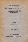 Gielen, Jos J. - Belangrijke letterkundige werken I