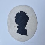  - [Silhouette portraits] A man, a young woman and a girl, late 18th / early 19th century.