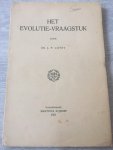 Lotsy - Het evolutie vraagstuk