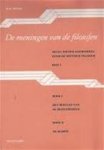 W. M. Weber - De meningen van de filosofen negen dwarse doorsneden door de Westerse filosofie