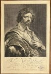 Theodor Matham (1605/1606-1676), after Anthony van Dyck (1599-1641) - [Antique print, engraving] Michel le Blon Agent... (Portrait of Michel le Blon), published ca. 1630-1640, 1 p.