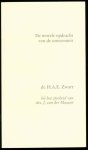 Zwart, H.A.E. - De morele opdracht van de universiteit. Bij het afscheid van drs. J. van der Maazen