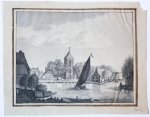 Nord Netherlandish Master from 18th century - Topographic drawing. (Topografische tekening).