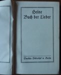 Heine Herausgegeben von Holsschuher Hans - Buch der Lieder