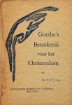 Los, dr. F.C.J. - Goethe's beteekenis voor het Christendom