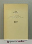 N., N. - Akta van de Generale Synode der Gereformeerde Gemeenten in Nederland --- Gehouden te Utrecht op 21 en 22 september en 7 december 1983. Acta