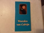  - Woorden van Calvijn