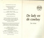 Archer Zoe Vertaling  Marielle Wanrooy-Snel - De lady en de Cowboy  Candlelight Historische roman  726