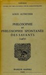 ALTHUSSER, L. - Philosophie et philosophie spontanée des savants (1967).