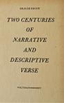 Groot, Dr. H.de - Two centuries of narrative and descriptive verse